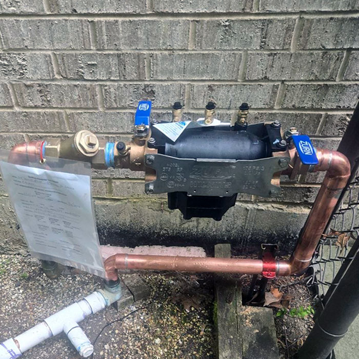RPZ backflow testing and commercial plumbing in Arlington Heights, IL